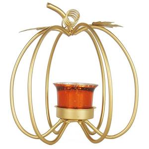 Support de bougie en métal de style luxueux pour table de salon, soirées romantiques et décoration intérieure - Product Image 3