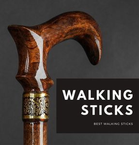 Trending Designer Walking Cane <b>Stick</b> for Men and Women Polished <b>Wood</b> Handle Senior Sale Product - Product Image 1