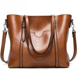 Sac à main en cuir de vache écologique pour femme de la marque B S, bandoulière imperméable, sac de shopping à la vente, en stock, élégant - Product Image 6