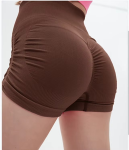 กางเกงโยคะขาสั้นไร้ตะเข็บสำหรับผู้หญิงกางเกงยกกระชับบั้นท้ายเซ็กซี่สำหรับผู้หญิงกำหนดได้เอง - Product Image 2