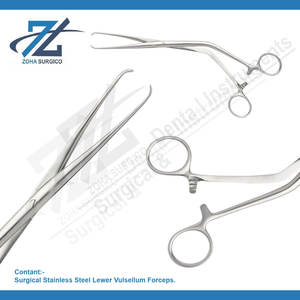 Forceps Lewer Vulsellum 16,0 cm en acier inoxydable de qualité supérieure, instruments chirurgicaux manuels pour usage clinique, fabriqués au Pakistan - Product Image 2