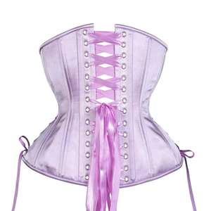 Femmes grande taille respirant formation Corset Satin body haut Shaper Bustier en gros Latex corps formateur Corset pour les femmes - Product Image 2