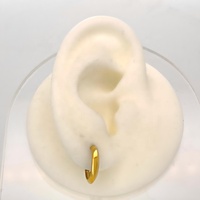 Pendientes de Moda con Diseño Español JJ BRAVO, Oro Amarillo de 14k, Certificados por Terceros, Joyería Fina para Mujer