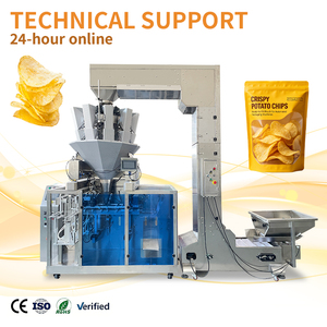 Máquina Profesional de Llenado y Empaquetado de Bolsas Preformadas para Papas Fritas, Snacks y Granulados, Automática - Product Image 1