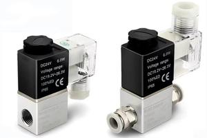 Excellente qualité AIR TAC Type 2V025-06 24 volts 2 voies électrovanne 1/8 "NPT électrovanne électrique - Product Image 2