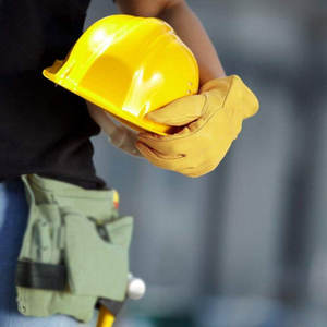 Gants d'hiver en chèvre Gants de conducteur en cuir confortable pour la sécurité des mains Gants de conducteur en cuir de vachette. - Product Image 5