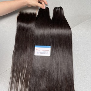 Vente en gros Extensions de cheveux Remy vietnamiennes à double trame Cheveux humains vietnamiens lisses et soyeux d'origine vietnamienne - Product Image 5
