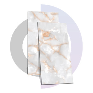 Carrelages de sol en porcelaine de qualité supérieure aspect marbre 600x1200 9mm d'épaisseur Revêtement de sol durable-FIZI ONYX BEIGE - Product Image 3