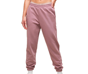 Pantalon de jogging pour femme, taille haute, hiver, devant plat, confortable, respirant, tricoté, décontracté, coupe droite - Product Image 1