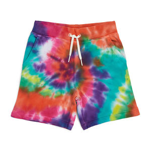 Nouveaux shorts personnalisés de teinture par cravate pour hommes vêtements décontractés en gros shorts de teinture par cravate pour hommes légers à vendre à un prix raisonnable - Product Image 1