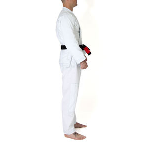 Uniforme de Judo y Jiu Jitsu de Alta Calidad, Ligero, de Color Sólido, para Adultos, Servicio OEM, Precio de Fábrica, Logotipo Personalizado, Poliéster/Algodón - Product Image 3