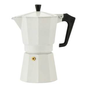 ITALEXPRESS 1361V Cafetière Moka en aluminium blanc 3 tasses - Product Image 1