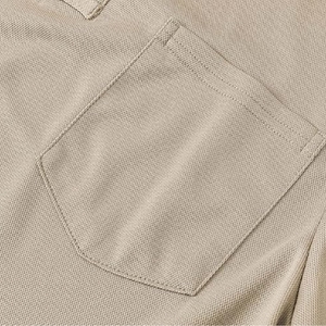 Nouveau polo pour hommes de bonne qualité Logo personnalisé en coton peigné disponible en stock coupe classique - Product Image 3