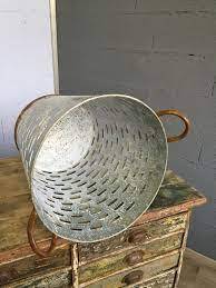 Powder Coated Oval Star Cutting Bucket <b>Basket</b> <b>Hanging</b> Flower Pots Chain <b>White</b> Metal Storage Color Material - Product Image 5