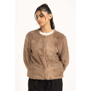 Abrigos de Piel Sintética para Mujer, Corte Regular, Modelo WM-JKT-WS25-006 - Product Image 2