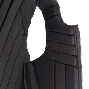 Unisex Neoprene Horse Riding Vest Sleeveless Zipper Closure Lightweight <b>Body</b> Protector Solid Black Equestrian Wear 2026 - Product Image 5