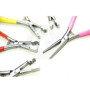 Pinzas Profesionales para Extensiones de Cabello con Logotipo Personalizado, Pinzas de Acero Inoxidable para Extensiones de Cabello, Empaque Personalizado - Product Image 1