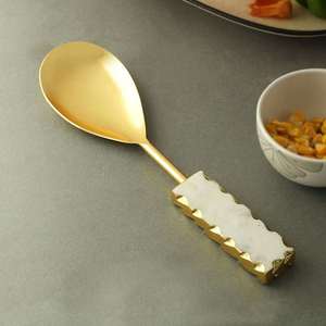 ชุดมีดสแตนเลสสตีลแบบแบนด้ามกระดูกช้อนสำหรับงานแต่งงานจากอินเดียและโลหะชุดมีดสำหรับห้องครัวเครื่องใช้บนโต๊ะอาหารทำจากเหล็ก202 - Product Image 3