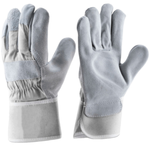 Guantes de trabajo de cuero dividido de piel de vaca resistente de alta calidad Guantes de seguridad de protección de jardín de construcción resistentes al calor - Product Image 6