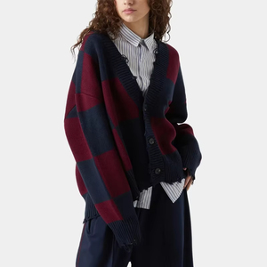 Suéteres de lana de punto personalizados, venta al por mayor, proveedor OEM, jersey de invierno de alta calidad, prendas de punto, ropa de moda directa de fábrica - Product Image 3