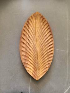 Assiettes à dîner en bois d'acacia de luxe Plateau de service en bois pour les aliments Dessert Assiette à salade Petits fruits - Product Image 5