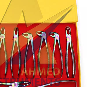 Bonne vente pince d'extraction de dent dentaire pour molaires supérieures et inférieures ensemble de pinces de chirurgie buccale par SUAVE INSTRUMENTS SURGICAUX - Product Image 5