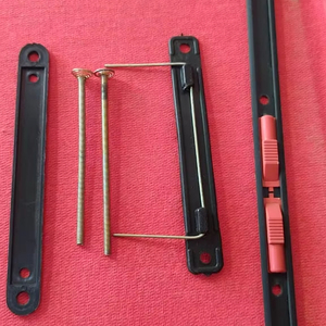 Sujetadores de archivo de clip de resorte de metal para útiles escolares y uso de oficina negro 3-6 pulgadas - Product Image 1