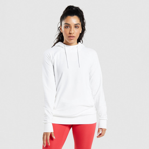 Alta calidad bordado personalizado impresión Logo mujer pulóver sudaderas invierno Sudadera con capucha 100% algodón al por mayor Flexible - Product Image 1