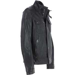 Diseño superior 100% Chaqueta de invierno de manga larga con cuello levantado de cuero de alta calidad para hombre Diseño personalizado disponible a un precio razonable - Product Image 4