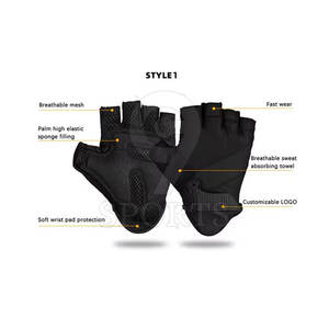 ถุงมือยกน้ำหนักออกกำลังกายสำหรับผู้ชายถุงมือขนนก - Product Image 2