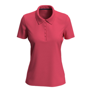Polo personalizado OEM para mujer, tela suave transpirable ligera y material de alta calidad y Polo ajustable para mujer - Product Image 2