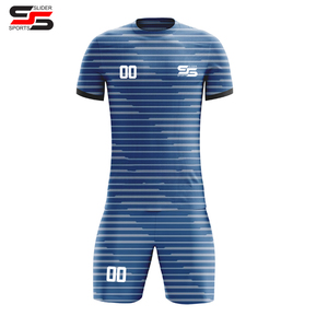 Uniformes de fútbol de poliéster Diseño personalizado Uniformes de fútbol de alta calidad Diseño de sublimación Uniforme de fútbol de entrenamiento - Product Image 1