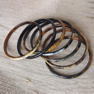 Bracelet bohème en corne bracelet artisanal cornes de buffle bracelets boho bijoux expédition rapide - Product Image 2