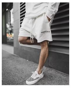 กางเกงขาสั้นผ้าฝ้ายเนื้อละเอียดแบบลำลองสำหรับ100% ใส่บนถนนกางเกงขาสั้นแฟชั่นแบบระบายอากาศติดฉลากได้ตามต้องการ - Product Image 2