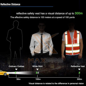 Chaleco reflectante de seguridad sin mangas de la mejor calidad, chaleco reflectante de seguridad para trabajo, muy vendido, para adultos - Product Image 6