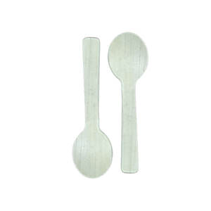 Couverts jetables biodégradables écologiques de feuille de palmier de cuillères pour la noce - Product Image 1