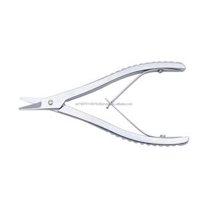 Instrumentos Ortopédicos de Grado Médico, Herramienta Quirúrgica Reutilizable de Alta Resistencia, Pinzas Cortadoras de Huesos con Articulación de Tornillo, Acero Inoxidable, Manual, CE - Product Image 4