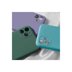 Étui de protection antichoc en silicone liquide de qualité supérieure, coupe ajustée, pour iPhone 11 Pro Max, style Ins, coques arrière, protection du téléphone - Product Image 2