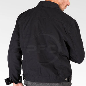 Nouvelle arrivée veste 100% coton pour hommes vêtements d'hiver décontractés en gros toile matériel pour homme - Product Image 2