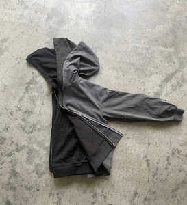 Sudaderas con capucha personalizadas para hombre, Sudadera con capucha Vintage de peso pesado 450 500 Gsm algodón doble cremallera lavado ácido triple capa con cremallera - Product Image 5