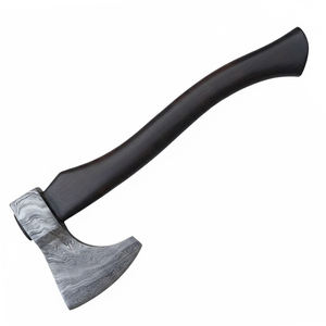 Haches en acier Damas fabriquées à la main avec manche en bois de qualité supérieure pour la collection de l'artisanat du bois en plein air, haches en acier Damas sur mesure - Product Image 3
