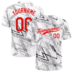Camisetas de Béisbol y Ropa de Softbol con Estampado Digital Personalizado, Transpirables, 100% Poliéster, Antibacterianas, de Secado Rápido, al por Mayor - Product Image 3