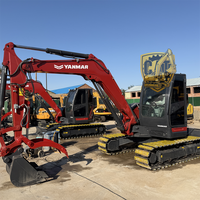 Mini-excavatrice d'occasion ViO80-1A, 8 tonnes, excavatrice hydraulique sur chenilles japonaise à vendre