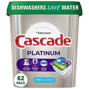 Detergente Auténtico para Lavavajillas Cascade Platinum Plus ActionPacs, Caja de 72 Unidades, Poder Avanzado para Combatir la Grasa, Venta al por Mayor - Product Image 6
