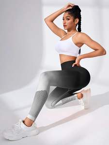 2025 nouveau Style femmes dégradé Push sans couture Yoga pantalon haute mi-taille course Fitness collants décontracté été Fitness Leggings - Product Image 4
