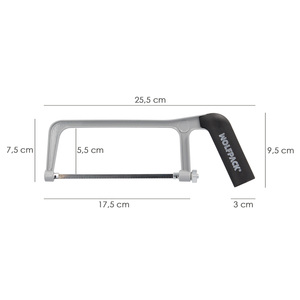Mini sierra de arco profesional de aluminio con hoja de 150 mm. - Product Image 2