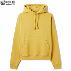 Sudadera con capucha de lana polar para hombres Otoño Invierno letra americana dobladillo impreso ajustable diseño de cordón sudaderas con capucha hombres - Product Image 2