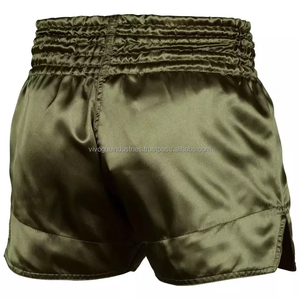 Shorts de Muay Thai de haute qualité, logo personnalisé, durables, 100% polyester, impression pour le combat et le kick-boxing, 220g, Vivouge Industries, unisexe - Product Image 4