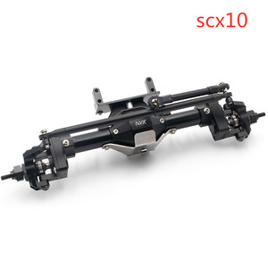 Phụ kiện nâng cấp xe <span class=keywords><strong>RC</strong></span> Crawler KYX bán chạy nhất 1/10 Axial SCX10, bộ trục trước và sau bằng kim loại CNC - Product Image 2