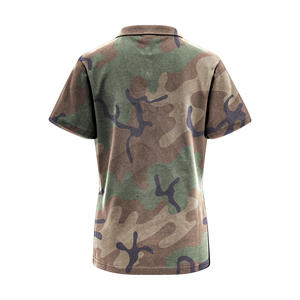 Tejido de punto personalizado de algodón/poliéster de 220 g para camisas de mujer, nuevo estilo casual, patrón liso, transpirable y antiarrugas, venta al por mayor OEM - Product Image 2